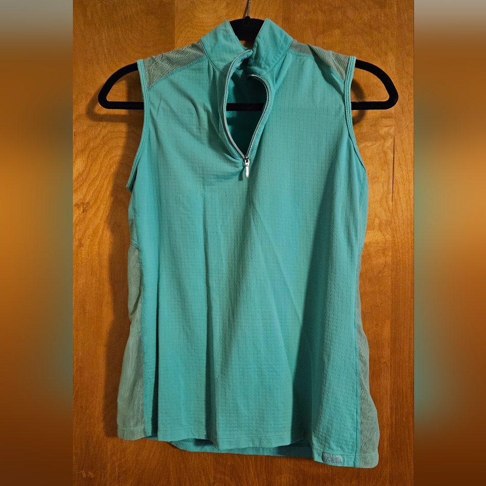 Dover Saddlery Sleeveless Teal Top